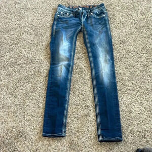 Rock Revival Blue Skinny Jeans